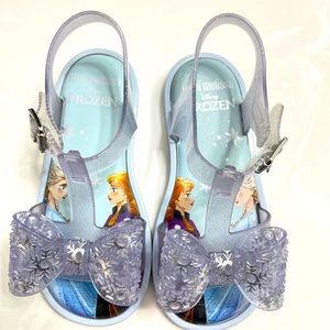 Mini Melissa Disney Frozen Sandals Toddler size 10